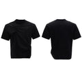 Men's loose grey cotton T-shirt with pleated detail and round neck.