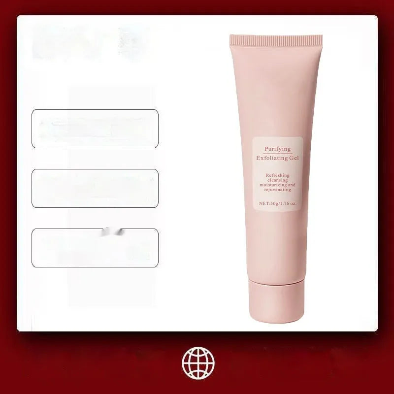 132g jar of moisturising exfoliating gel facial scrub for all skin types