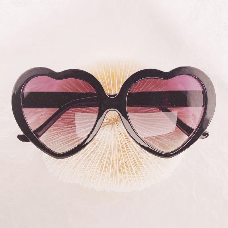 SUNFLOWER childrens plastic love-style sunglasses in multiple frame colours for kids birthday gift