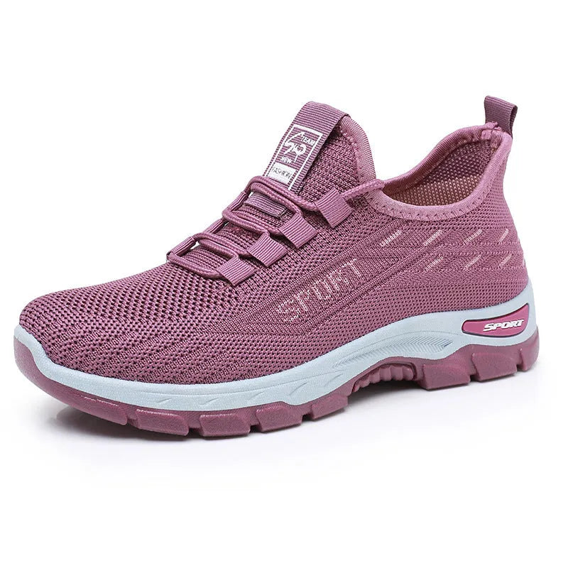 Casual low-top sneakers with soft PVC soles in black, grey, brown, red, and light purple colours