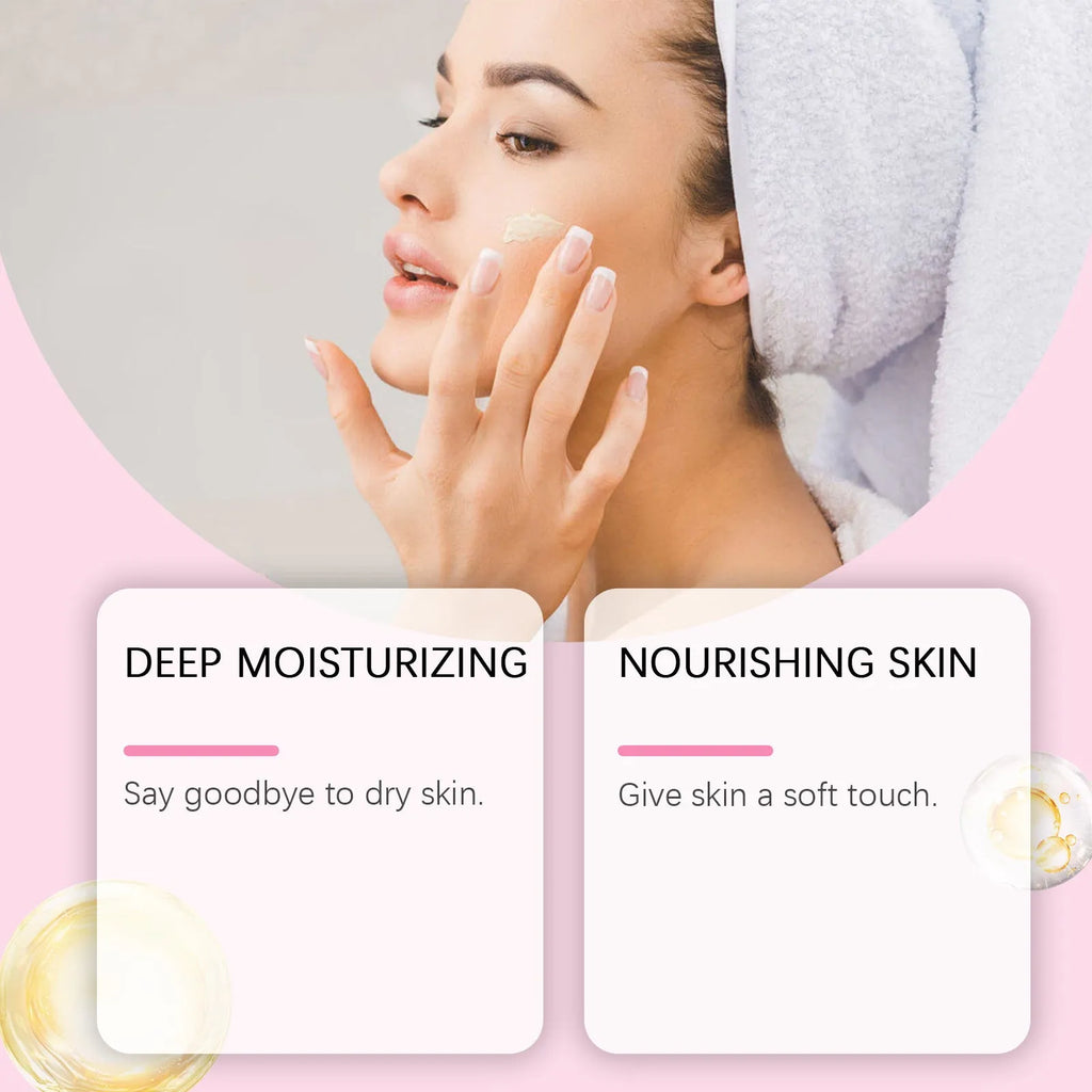 Sakura Butter Cream 100g jar face moisturiser with pink formula for dry skin