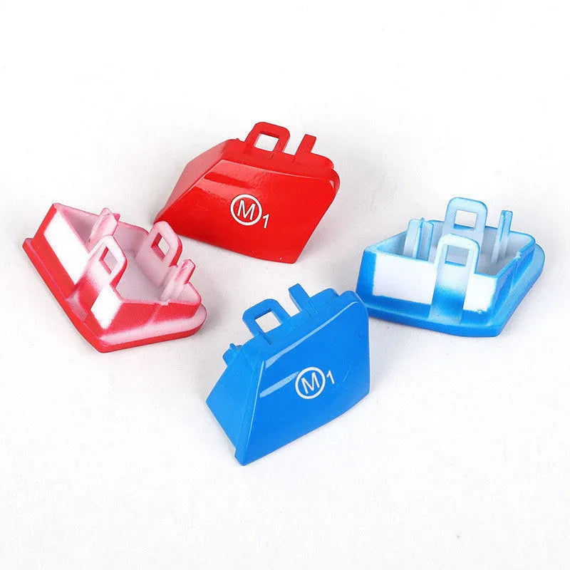 BMW steering wheel M1 M2 button accessories in red and blue colours for F30 F34 models