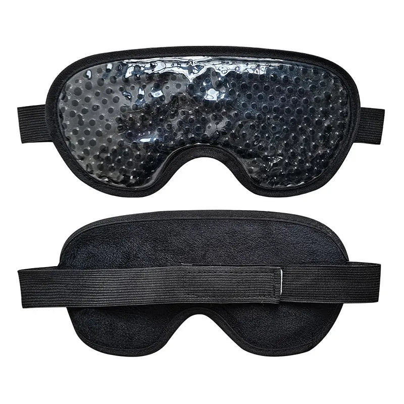 White portable rechargeable eye mask with cold and hot compress functions