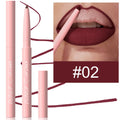 Velvet matte lip liner pencil in 12 different colour shades for precise lip definition