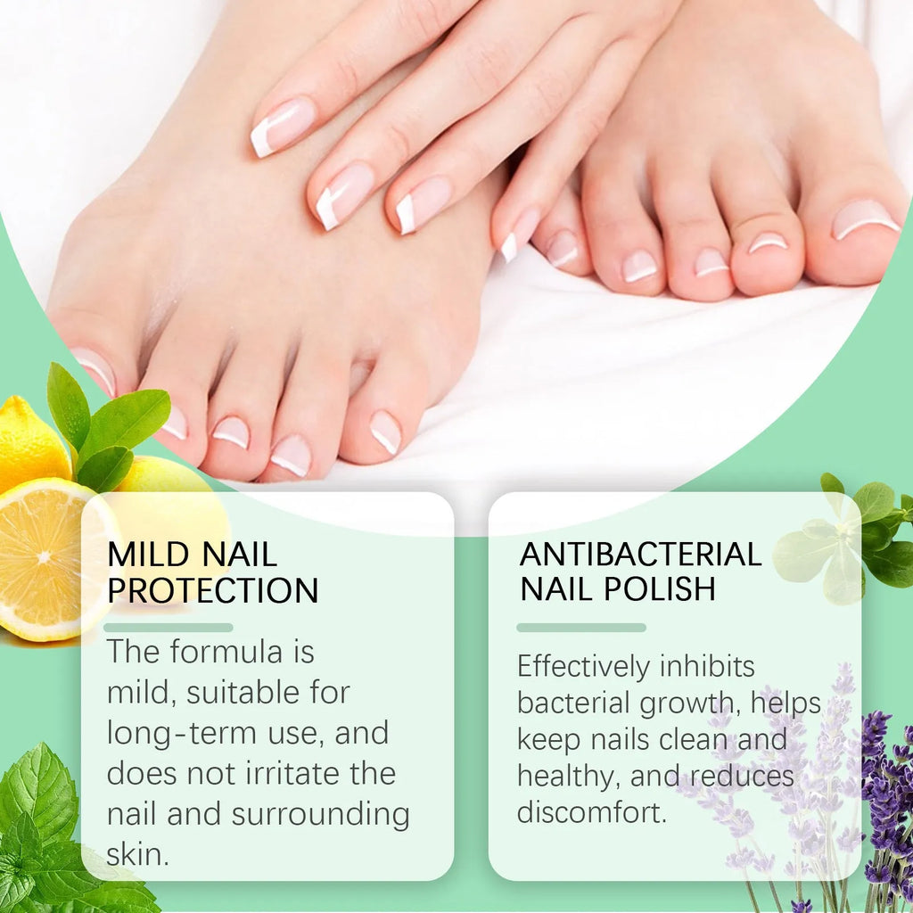 30ml bottle of transparent nail care nursing solution for gentle daily cleaning