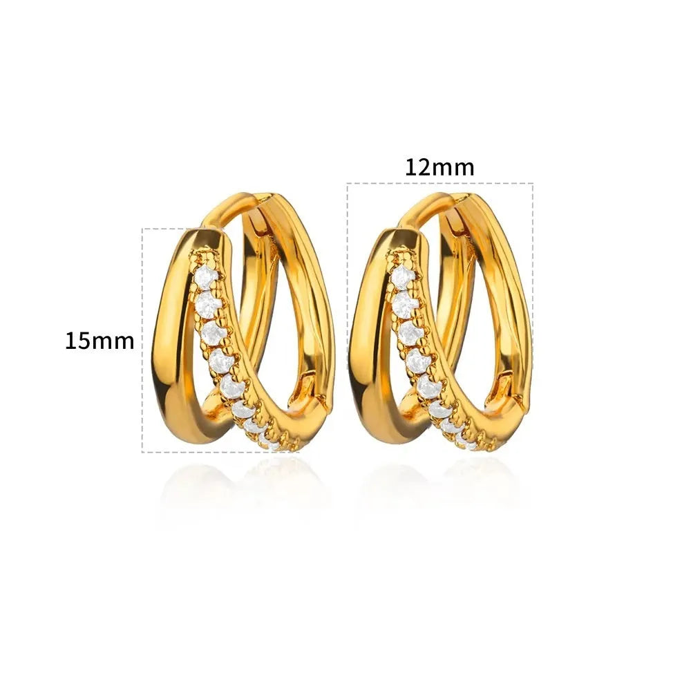 Women's geometric butterfly earrings with heart, star and bow shapes in copper