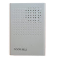 White wired doorbell 87x62x23mm with battery-mounted dingdong design for hotel and home access control