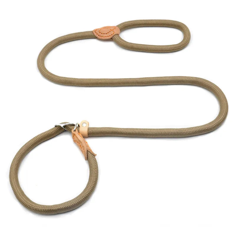 Blast race training dog collar and leash in five colour options with rope construction