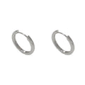 Geometric copper ear clip with round eyelet design in gold plating for women