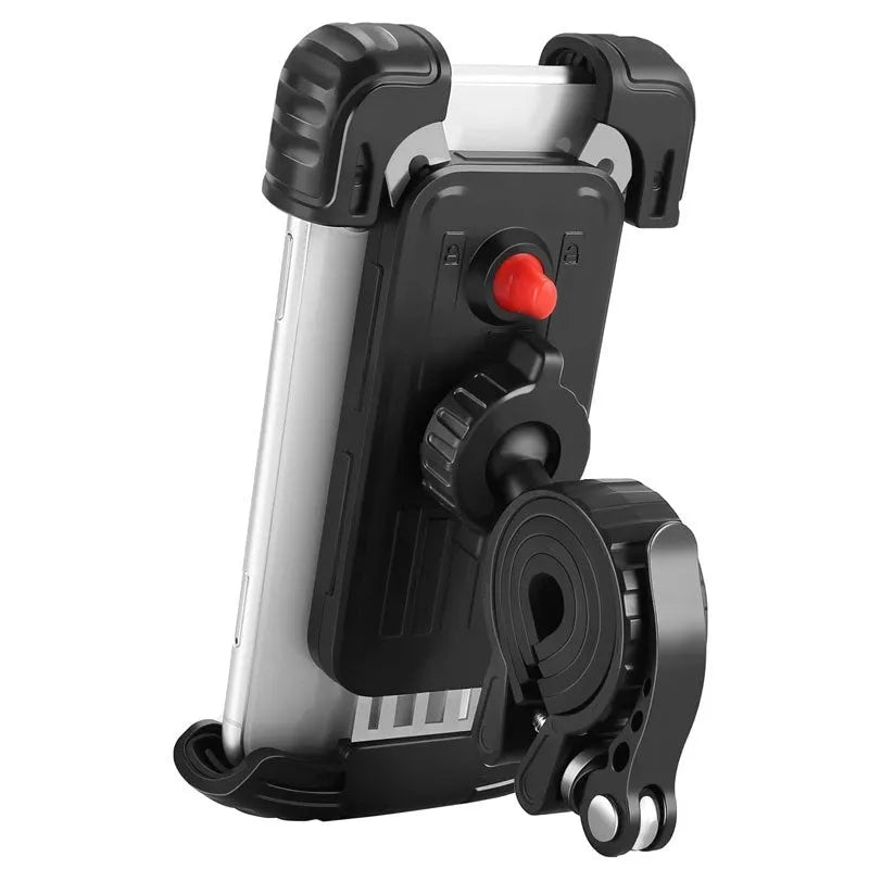 Black stainless steel and ABS navigation bracket for bicycle or electric vehicle handlebar