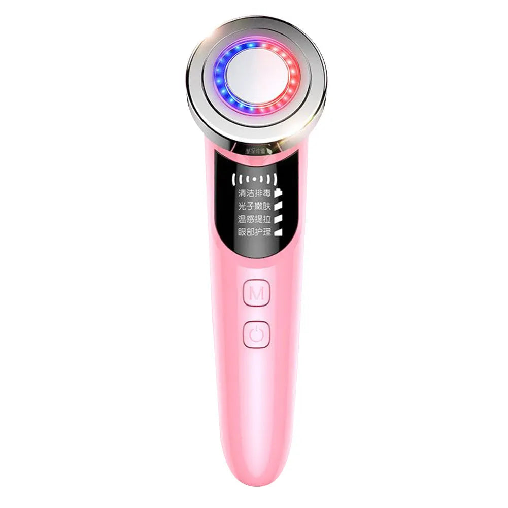 BY-009 IPL facial vibration massager with warm and negative ion function for home use