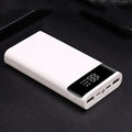 Digital display power bank DIY kit showing black shell with multiple USB ports