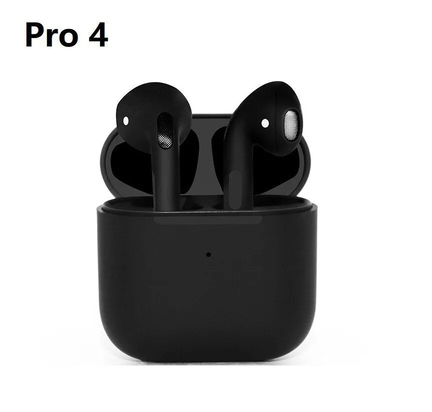 Sports Pro4 wireless Bluetooth headset in black or white colour, in-ear sports design
