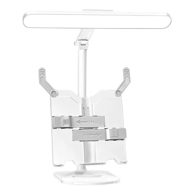 Adjustable reading table lamp with three-speed colour temperature control and USB charging capability