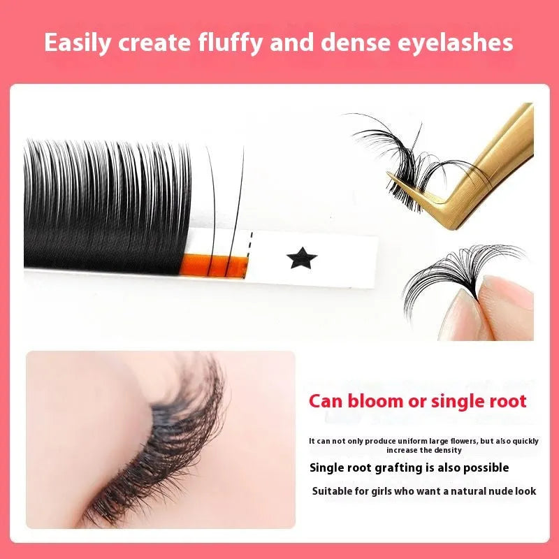 16-row dense false eyelashes made from mink hair showing multiple thickness and length options