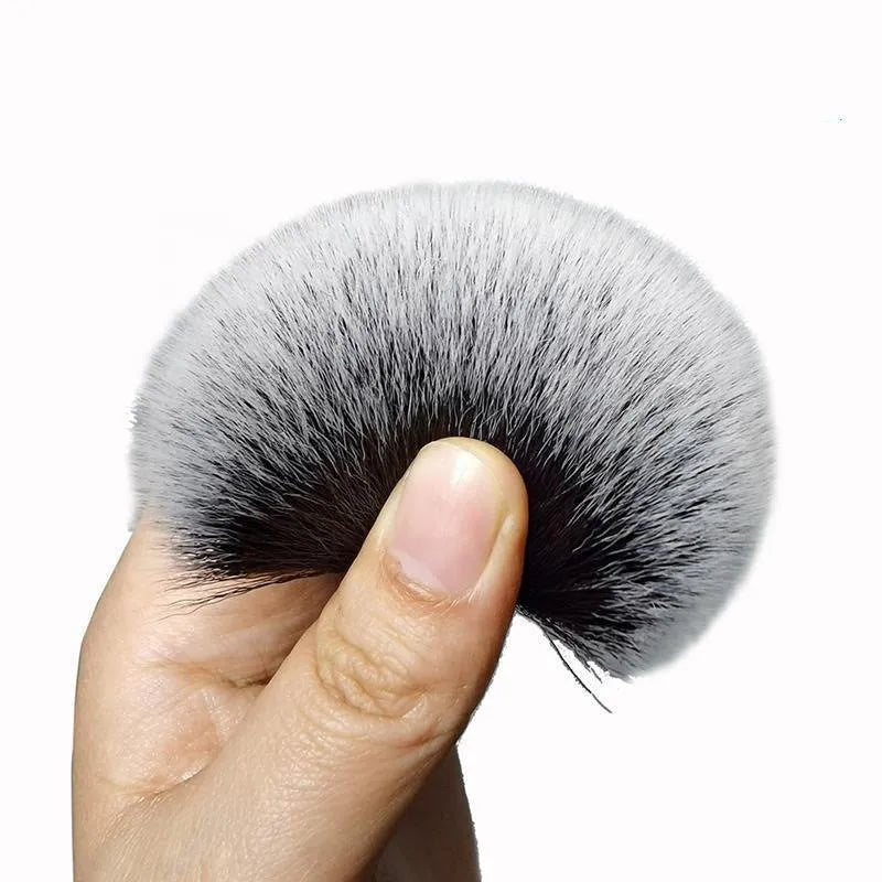 Black car detailing brush with soft pig hair bristles, showing 240mm length.
