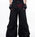 Boys summer wide-leg trousers in Korean style showing black and grey colour options