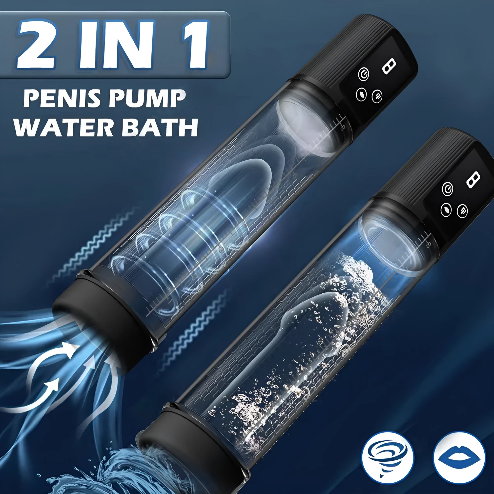 Male masturbation device with electric training pump unit in diqiao colour