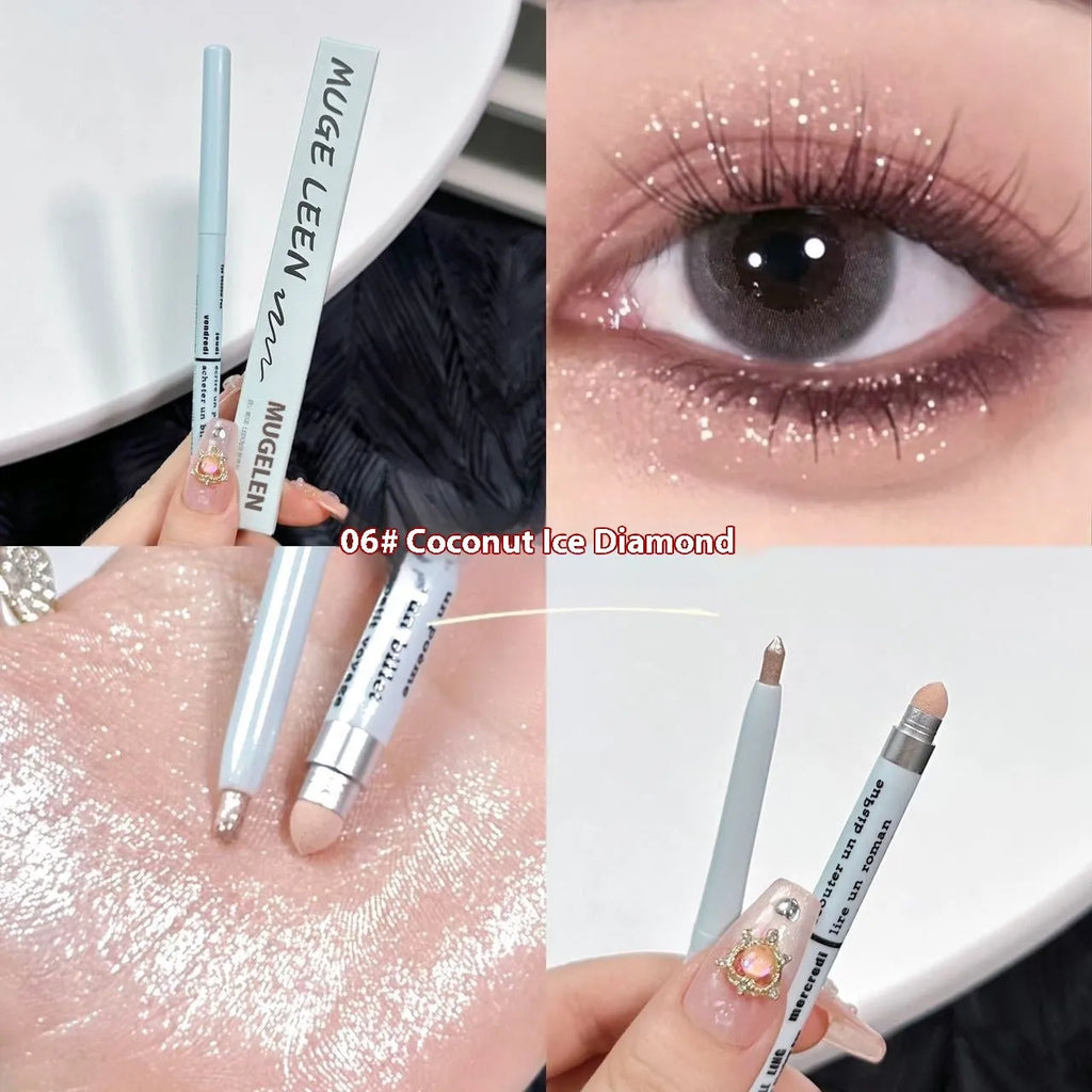 Highlight Brightening 2-in-1 Waterproof Eyeliner Pen in six colour options for eye makeup.