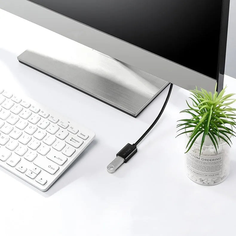 Black USB 3.0 and 2.0 male to female extension cable with double-layer shielding available in multiple lengths