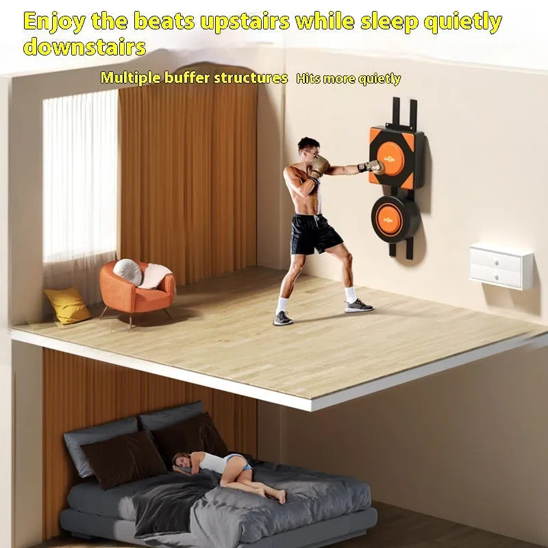 Wall mounted boxing target sandbag in PU material for home training