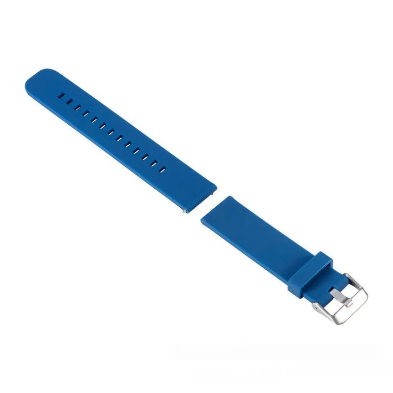Jiaming Forerunner 245 silicone watch strap in seven colour options with straight buckle closure