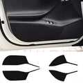 Carbon fibre protective film for Tesla Model S door controls, 4-piece adhesive set