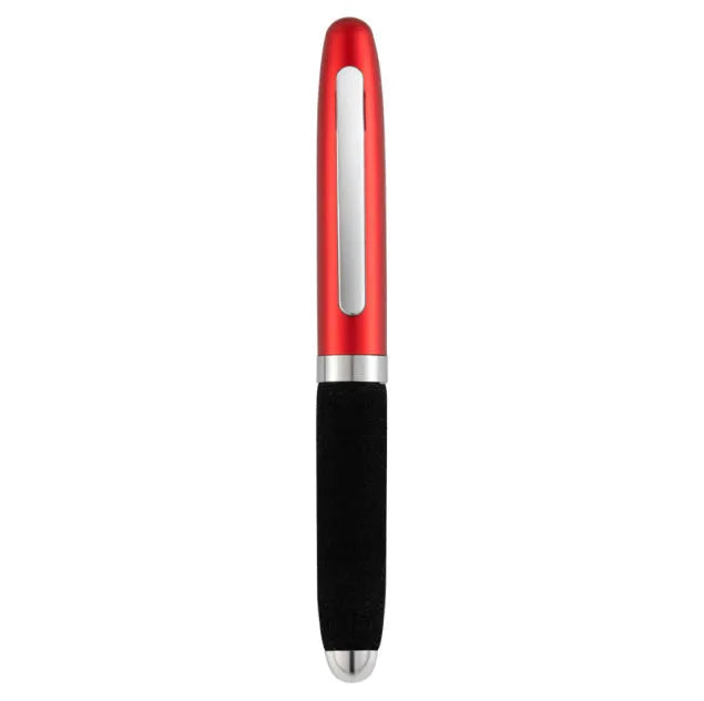EVA metal cap mini ballpoint pen with 1.0mm tip in compact 112mm size