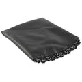 Round polypropylene trampoline elastic fabric bungee cloth with integrated attachment buttons.