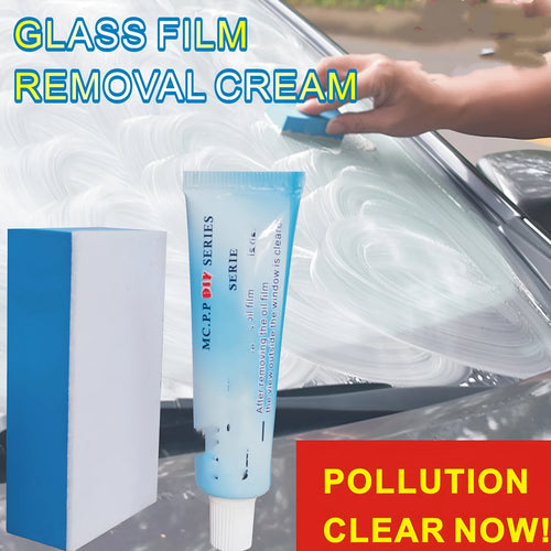 Automotive glass anti fog cleaning product with 15ml rainproof agent in white English packaging