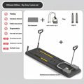 Purple automatic rebound abdominal wheel fitness board for home workouts.