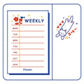 A6 daily countdown notes notebook in one of eight designs, showing 65x100mm size and writing paper pages.