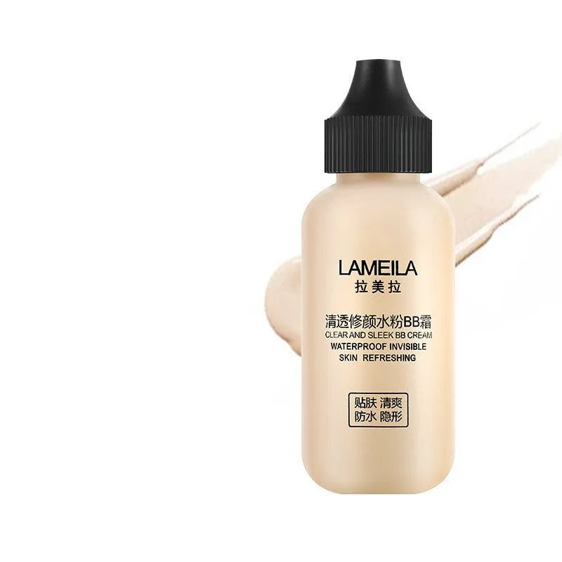 Small bottle liquid foundation BB cream for female lasting moisturising oil control 50ml three colour options
