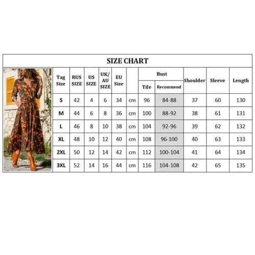 Vintage-style women's chiffon dress with V-neck collar and high waist A-line skirt