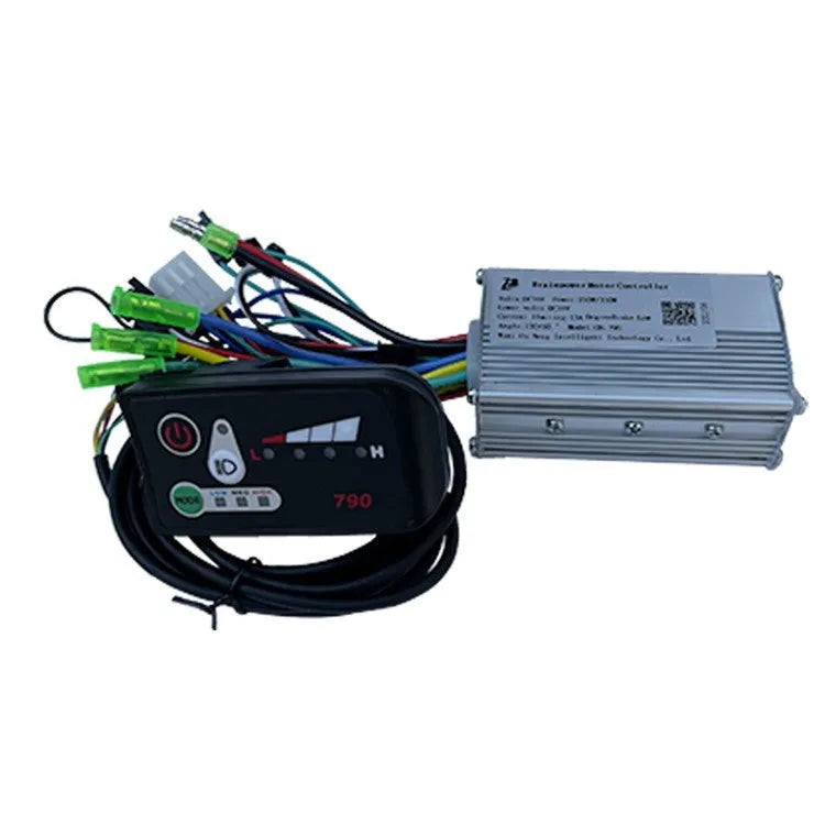 6-tube electric bicycle scooter controller measuring 9x5x3cm for 24V 36V 48V 250-350W systems