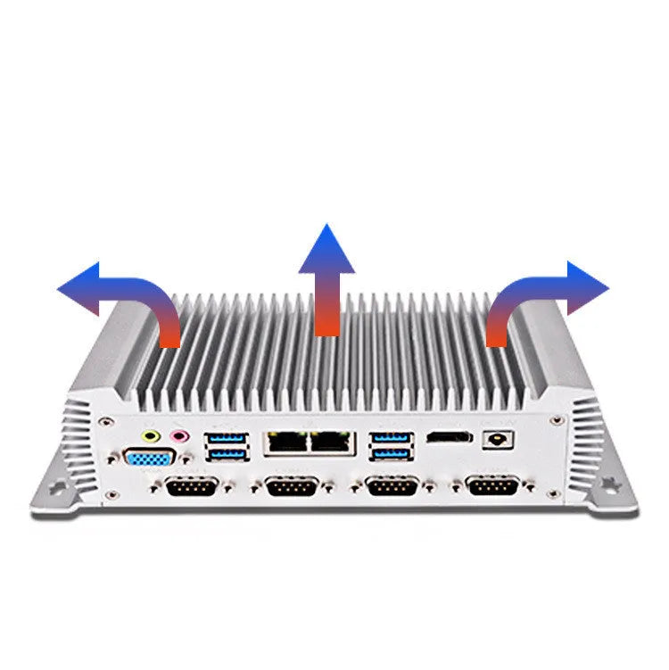 All aluminum alloy mini vertical chassis for HTPC and industrial router, 19.9cm, in black silver pink