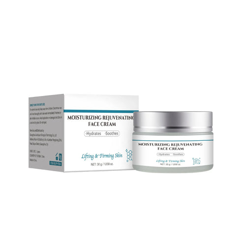 30g jar of anti-aging facial cream for targeting fine lines and wrinkles