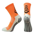 Men's mid-calf athletic socks with silicone grip pattern in multiple colour options