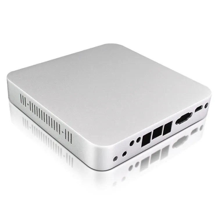 All aluminum alloy mini vertical chassis for HTPC and industrial router, 19.9cm, in black silver pink