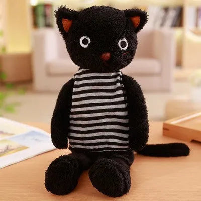 Dressing kitty plush toy in one of ten styles, ultra-soft short plush, PP cotton filling, available in 25cm to 75cm heights