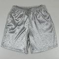 Men's black Tang suit shorts with elastic drawstring waistband