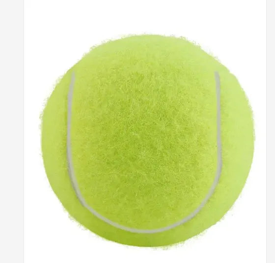 6.3cm multi-colour rubber dog tennis balls for bite-resistant chewing play