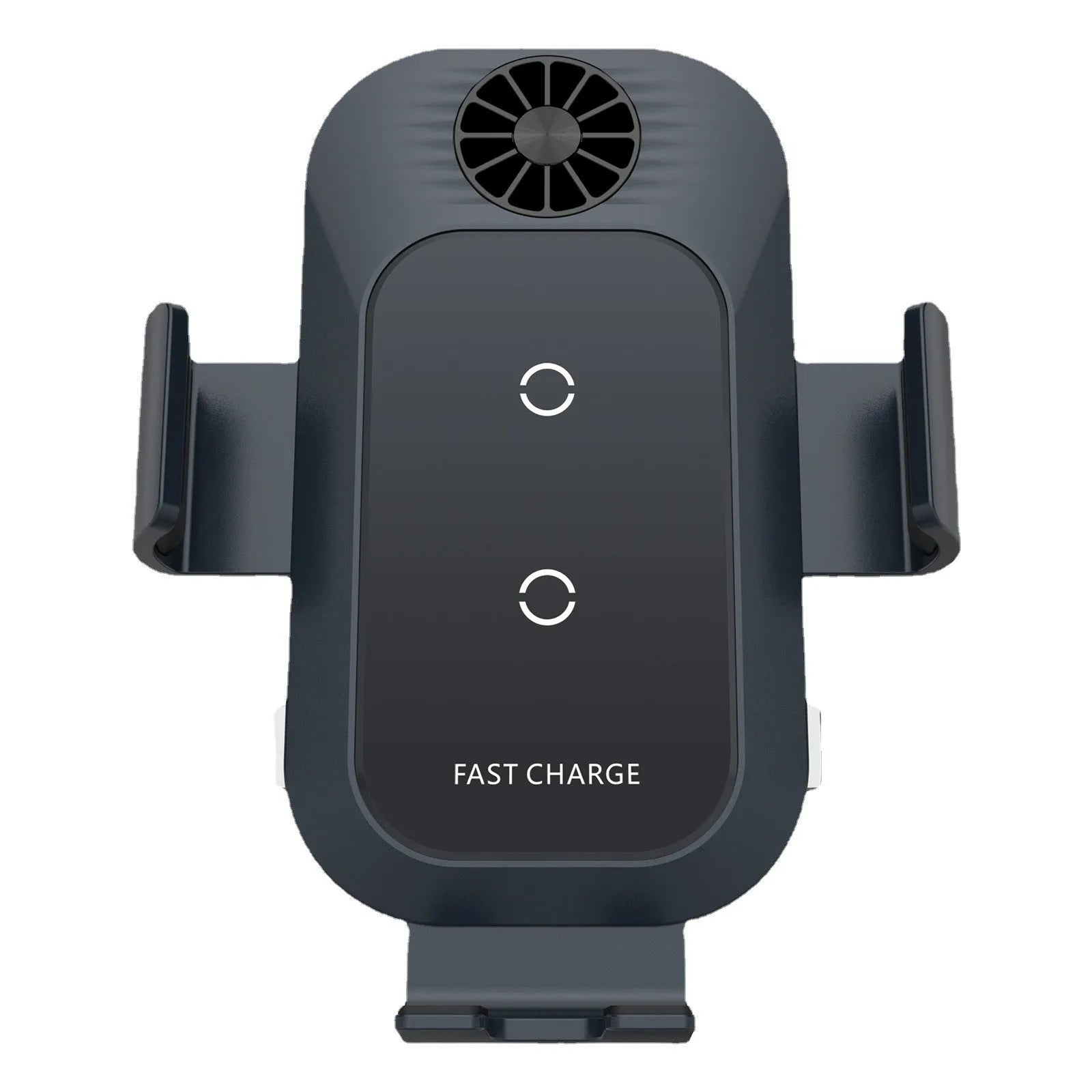 C35 colour car wireless charger phone holder with suction cup air vent mount showing charging surface and adjustable bracket