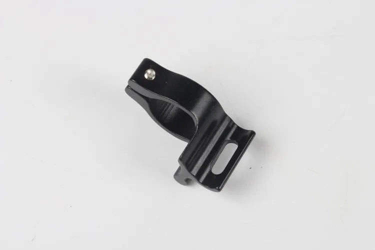A single black aluminium alloy vehicle clamp ring with a 28.6mm diameter.