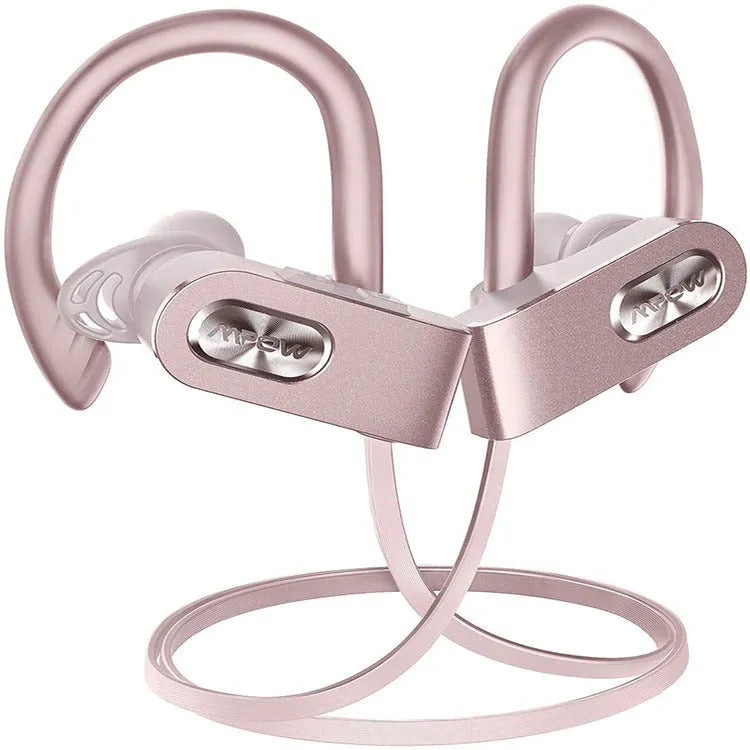 Flame2 Bluetooth headset in hanging ear design showing black, pink and red colour options