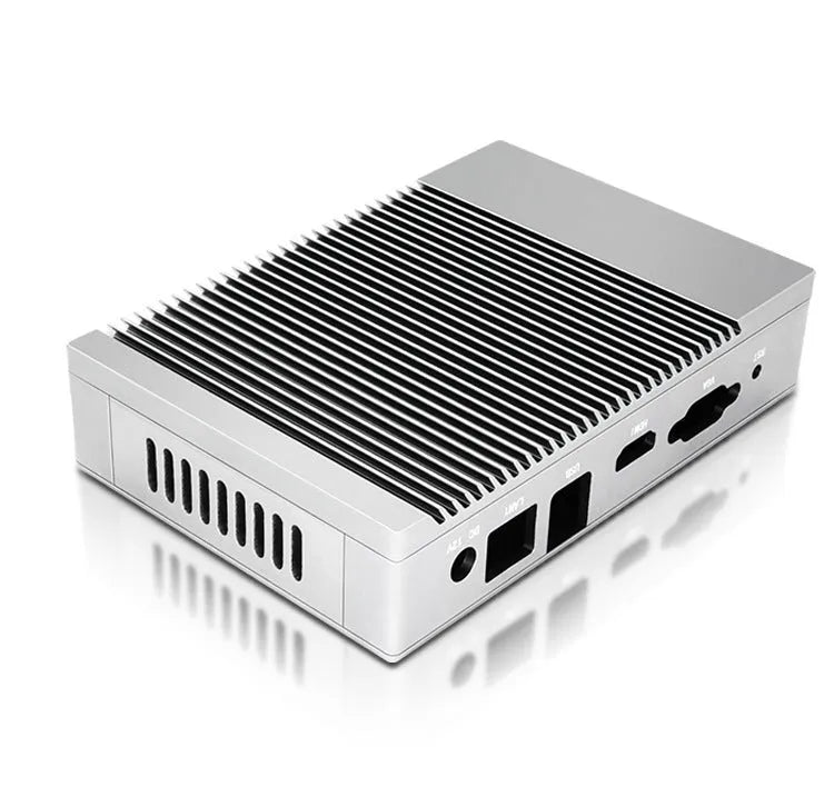 All aluminum alloy mini vertical chassis for HTPC and industrial router, 19.9cm, in black silver pink