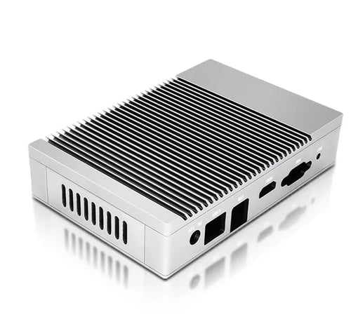 All aluminum alloy mini vertical chassis for HTPC and industrial router, 19.9cm, in black silver pink
