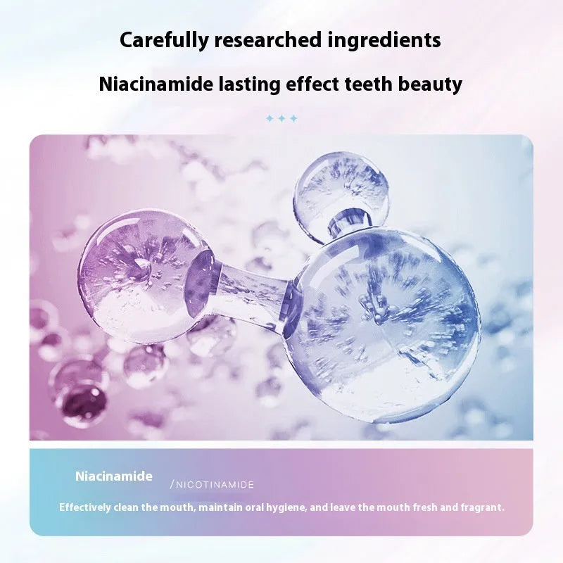 Diouni Nicotinamide dazzling white toothpaste tube 100g for adult oral cleaning and whitening