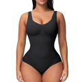 Nylon seamless women's bodysuit for waist support and shaping in various colours.