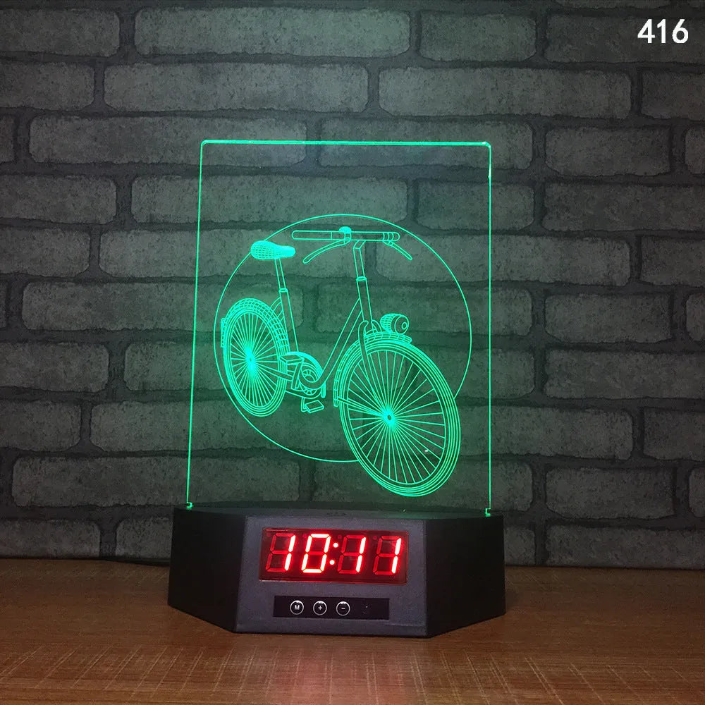 Glowing blue 3D dolphin-shaped LED night light on a table with remote control.